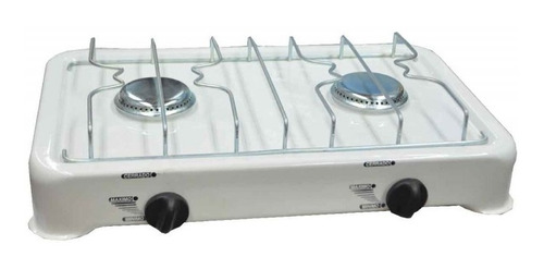 Ferretti | anafe Brogas 2 hornallas epoxi blanco gas envasado 2204